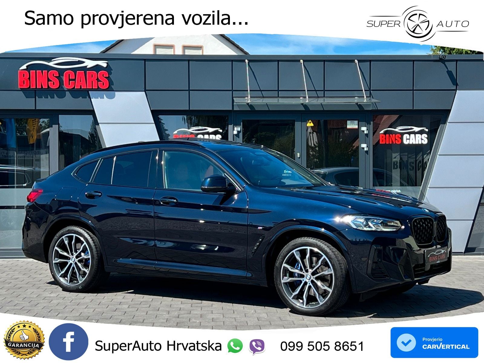 BMW X4 30d (286 KS) xDrive Steptronic M Sport ZRAČNI+ACC+GR SJED+KAM+PANO