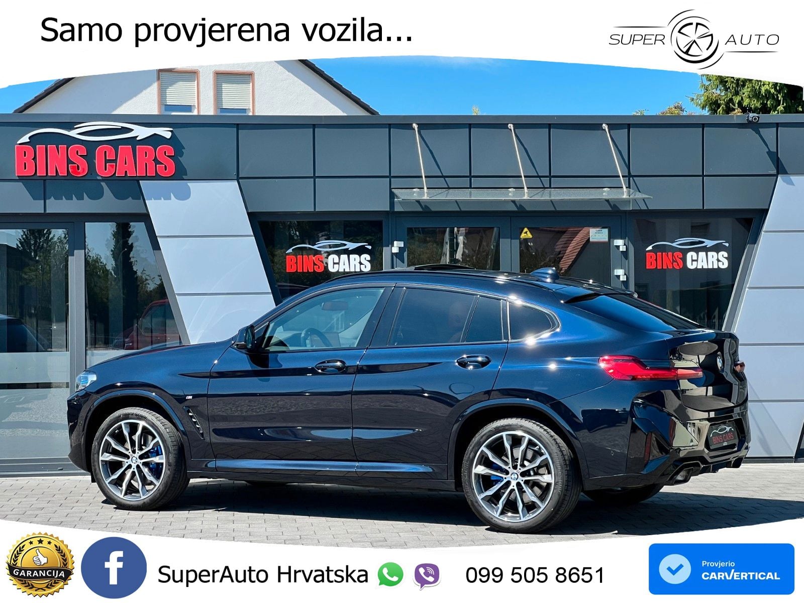 BMW X4 30d (286 KS) xDrive Steptronic M Sport ZRAČNI+ACC+GR SJED+KAM+PANO