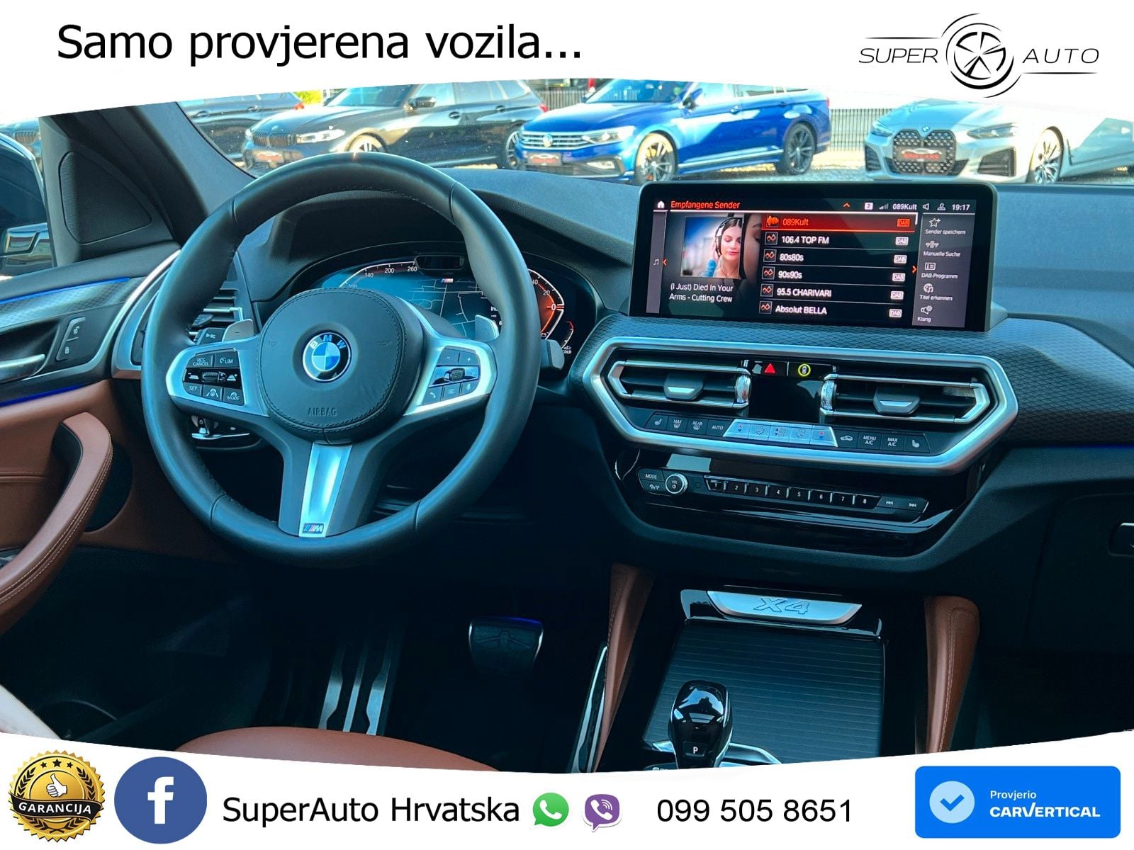 BMW X4 30d (286 KS) xDrive Steptronic M Sport ZRAČNI+ACC+GR SJED+KAM+PANO
