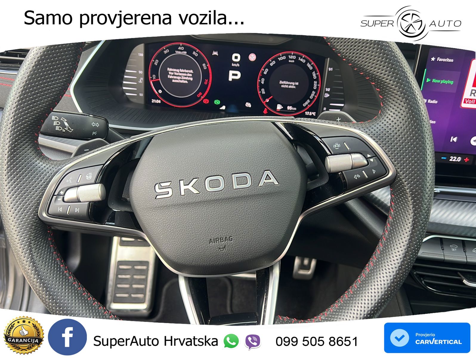 Škoda Octavia Combi RS 2.0 TSI (265 KS) DSG MATRIX+GR SJED+KAM