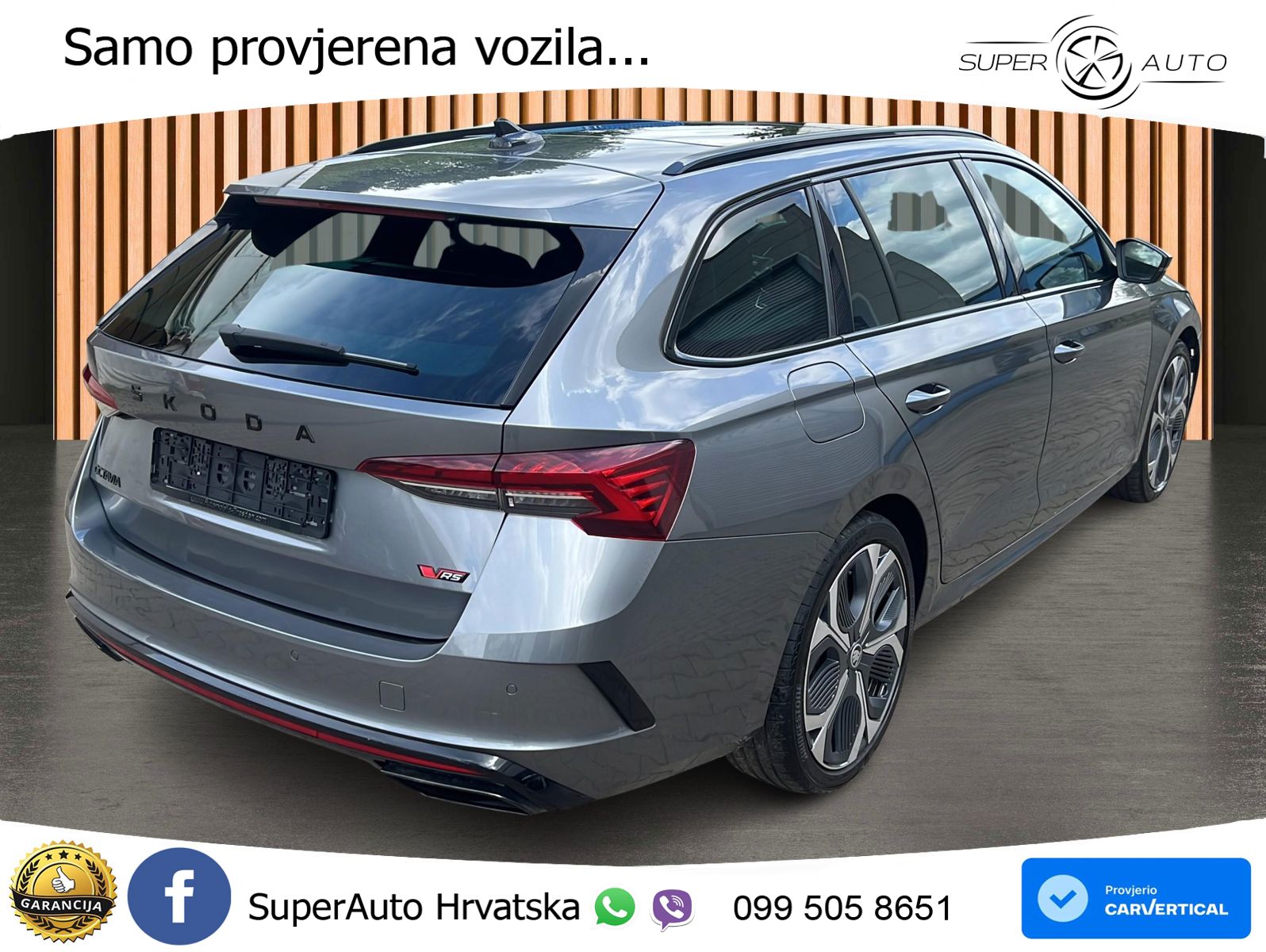 Škoda Octavia Combi RS 2.0 TSI (265 KS) DSG MATRIX+GR SJED+KAM