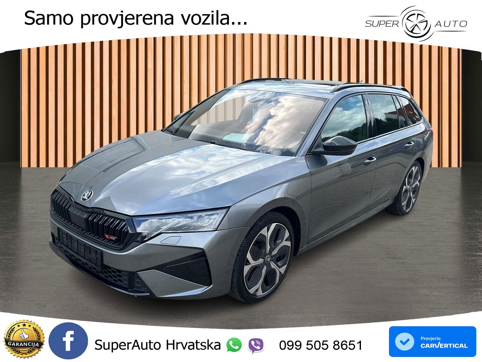 Škoda Octavia Combi RS 2.0 TSI (265 KS) DSG MATRIX+GR SJED+KAM