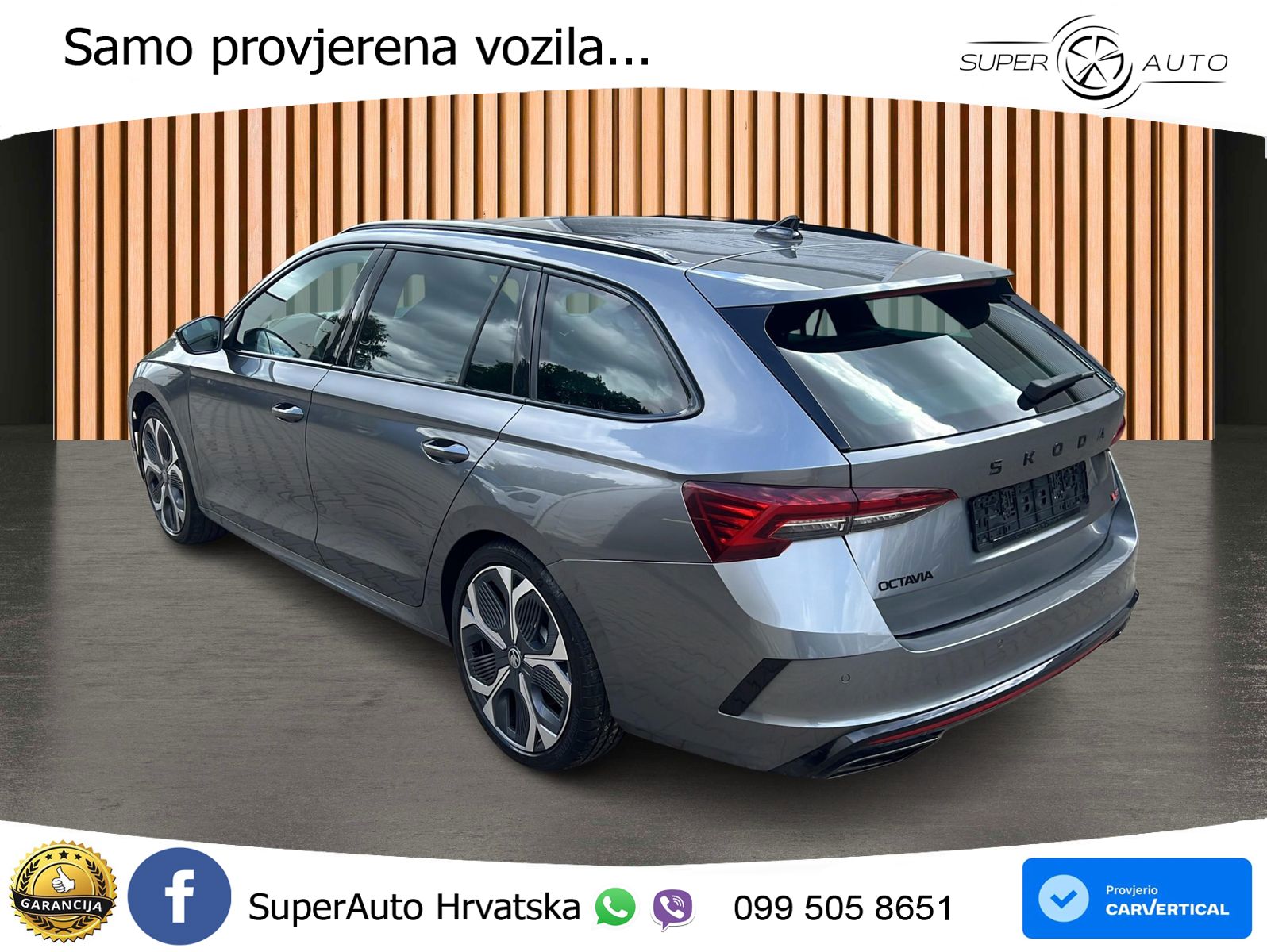 Škoda Octavia Combi RS 2.0 TSI (265 KS) DSG MATRIX+GR SJED+KAM