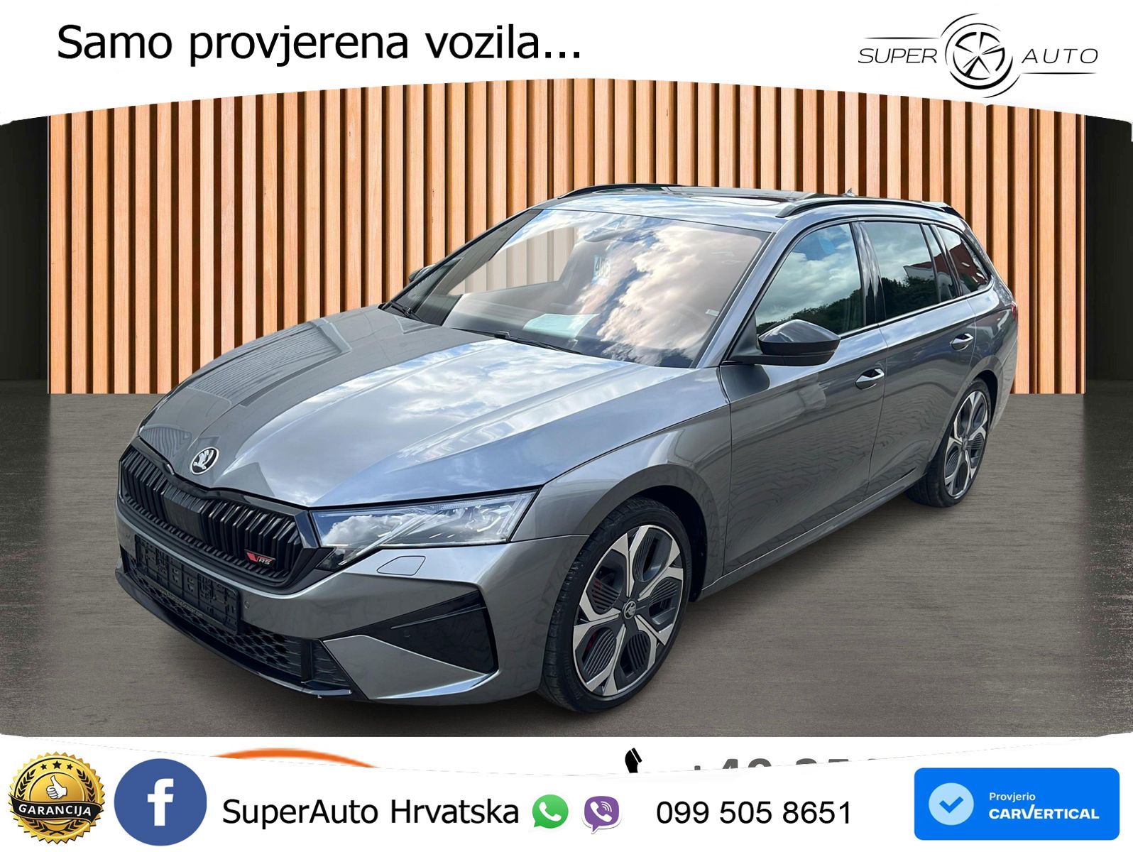 Škoda Octavia Combi RS 2.0 TSI (265 KS) DSG MATRIX+GR SJED+KAM