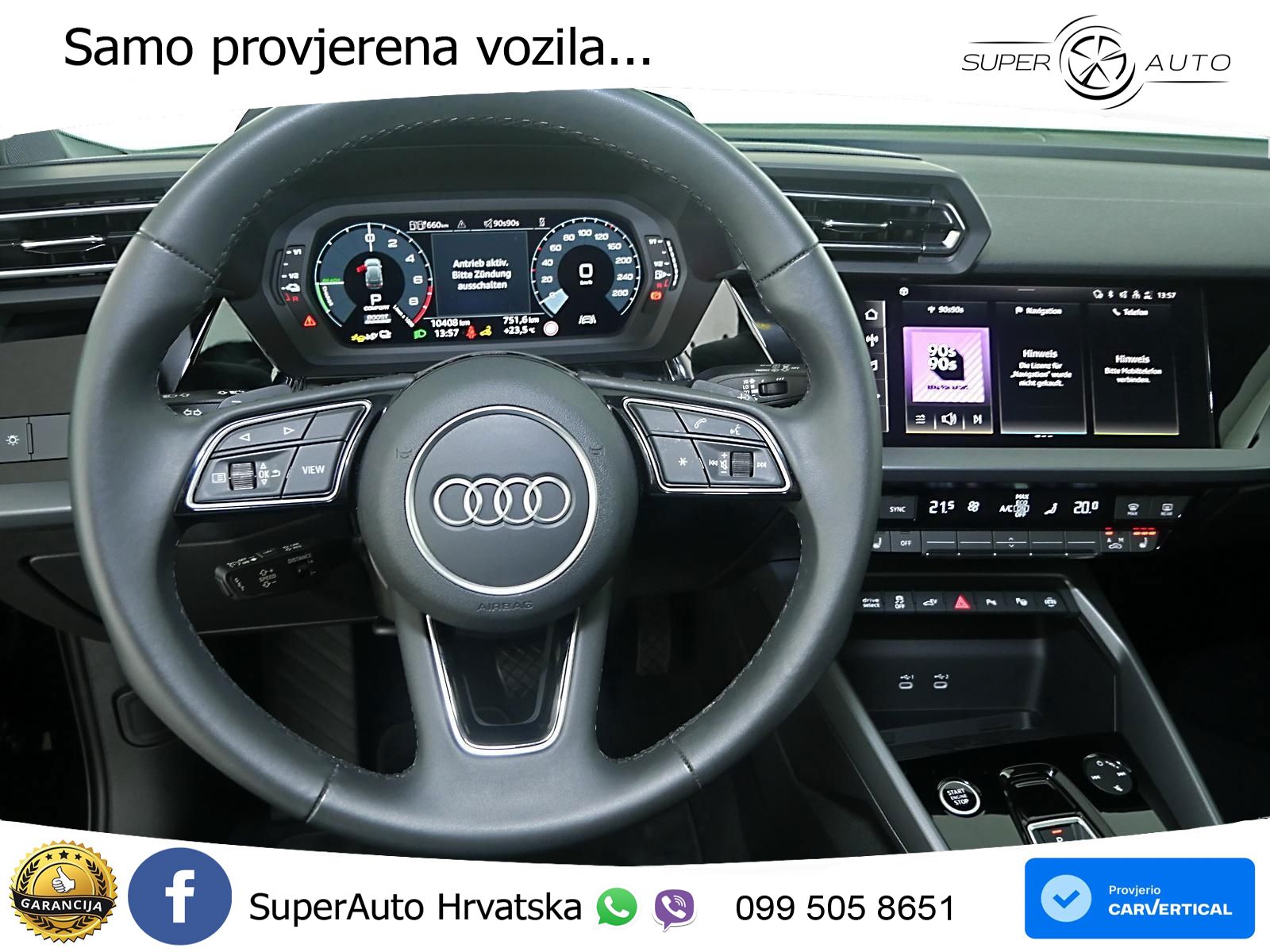 Audi A3 Sportback 40 TFSI e (204 KS) Plug-in Hybrid S tronic