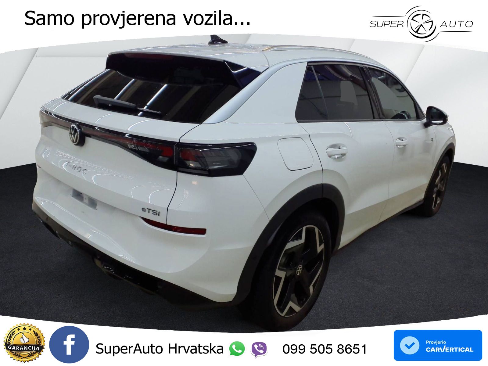 Volkswagen T-Roc 1.5 eTSI (150 KS)  DSG R-Line LED+GR SJED+ACC