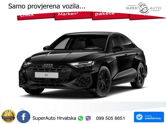 Audi S3 Limuzina 2.0 TFSI (333 KS) quattro S tronic LED+GR SJED+ACC