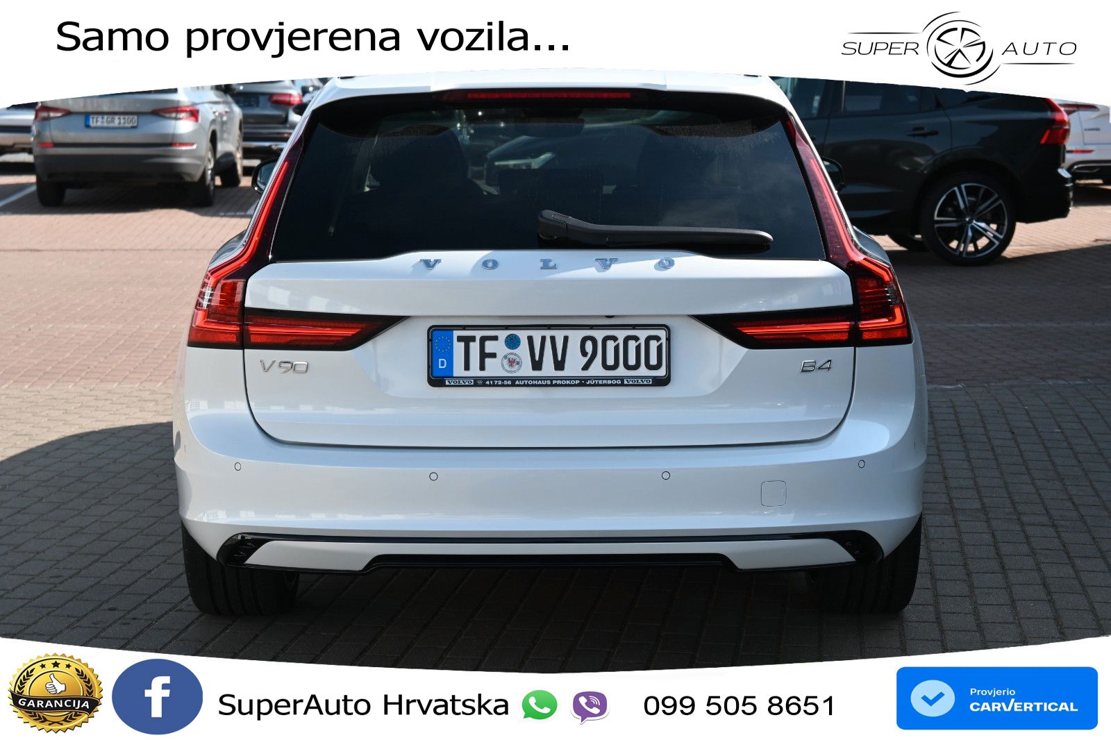 Volvo V90 2.0 B4 Diesel AWD Geartronic ACC+GR SJED+360+PANO