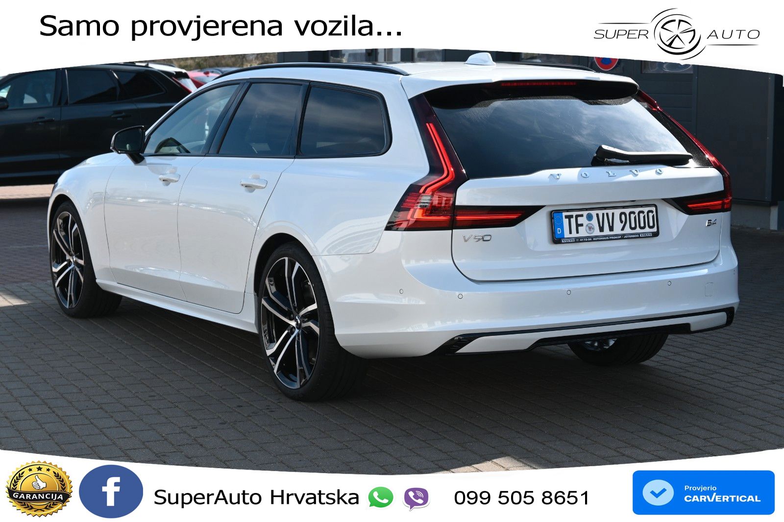 Volvo V90 2.0 B4 Diesel AWD Geartronic ACC+GR SJED+360+PANO