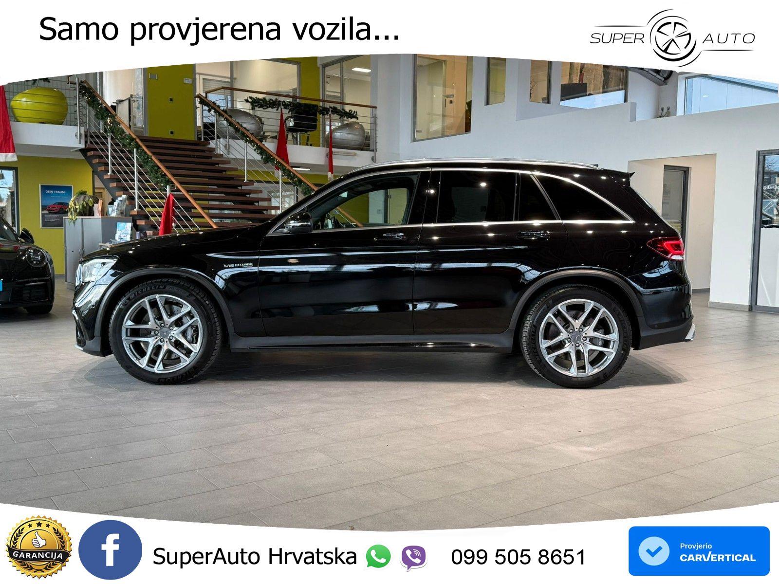 Mercedes AMG GLC 63 V8 (476 KS) 4MATIC+ MCT LED+GR SJED+ACC