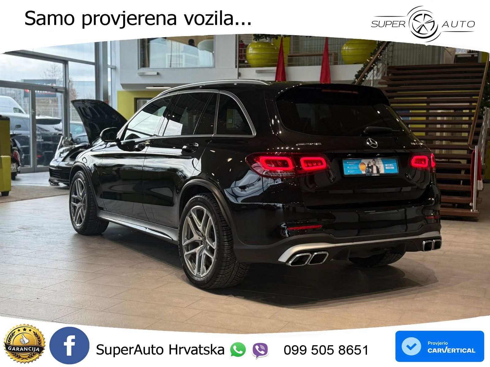 Mercedes AMG GLC 63 V8 (476 KS) 4MATIC+ MCT LED+GR SJED+ACC