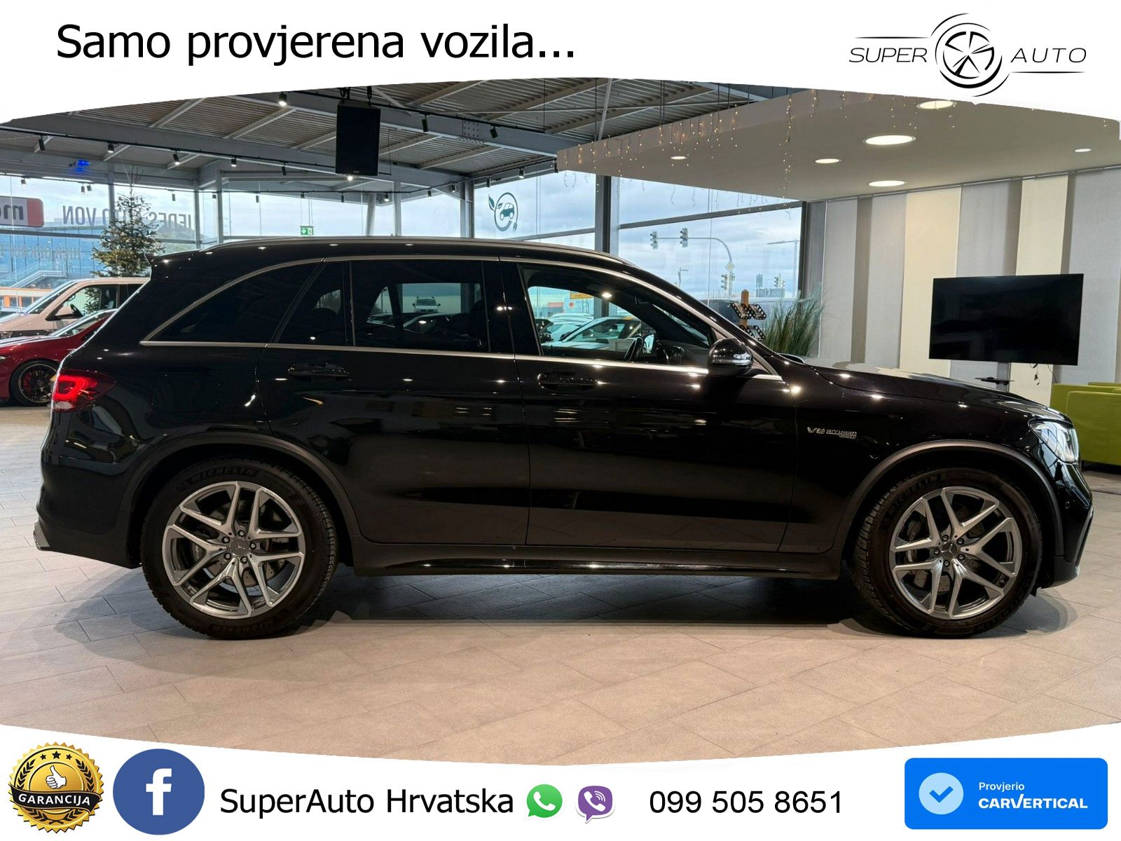 Mercedes AMG GLC 63 V8 (476 KS) 4MATIC+ MCT LED+GR SJED+ACC