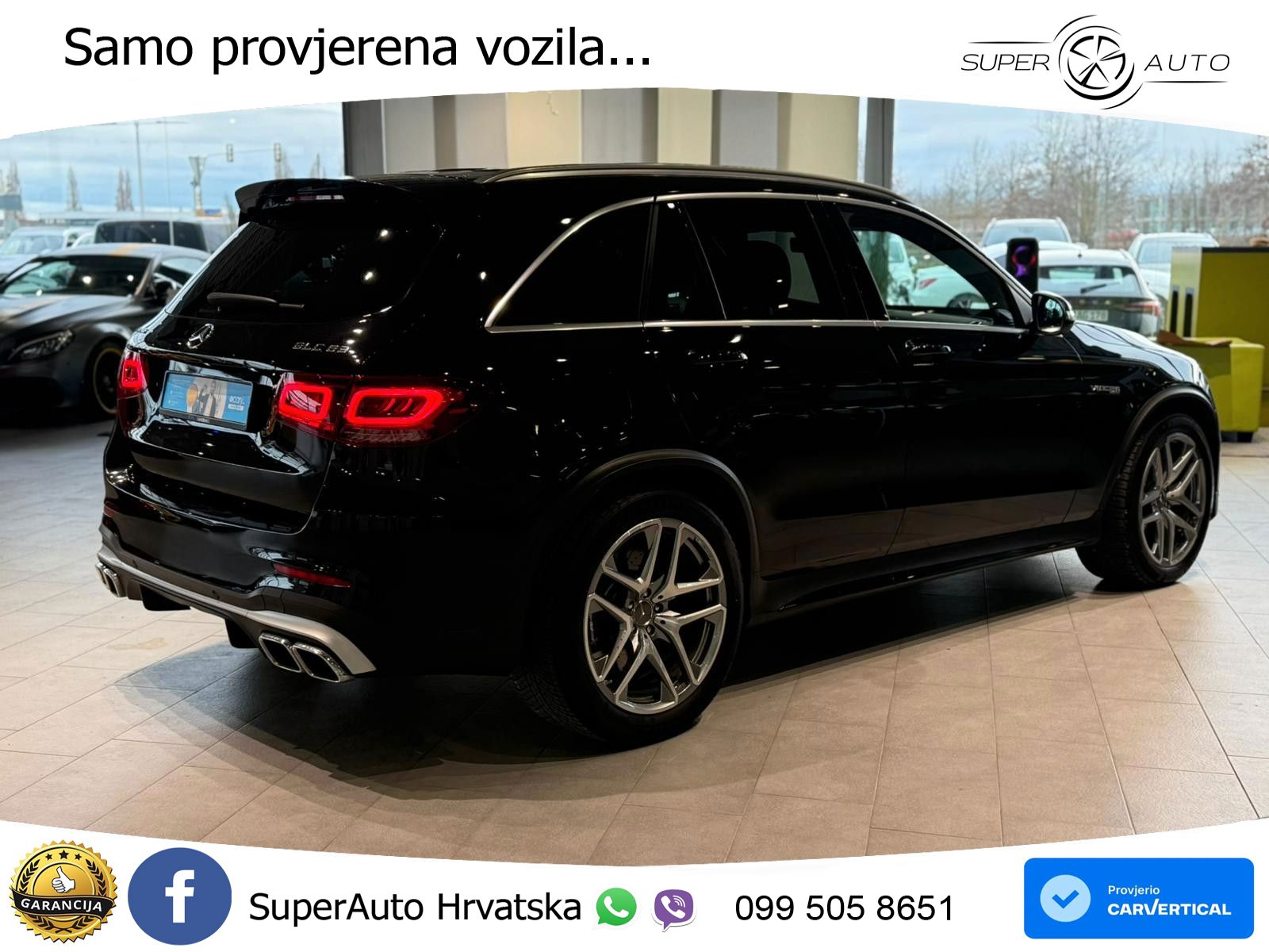 Mercedes AMG GLC 63 V8 (476 KS) 4MATIC+ MCT LED+GR SJED+ACC