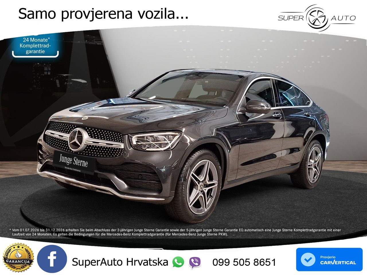 Mercedes GLC Coupe 400d (330 KS) 4MATIC 9G-TRONIC AMG LED+GR SJED+ACC