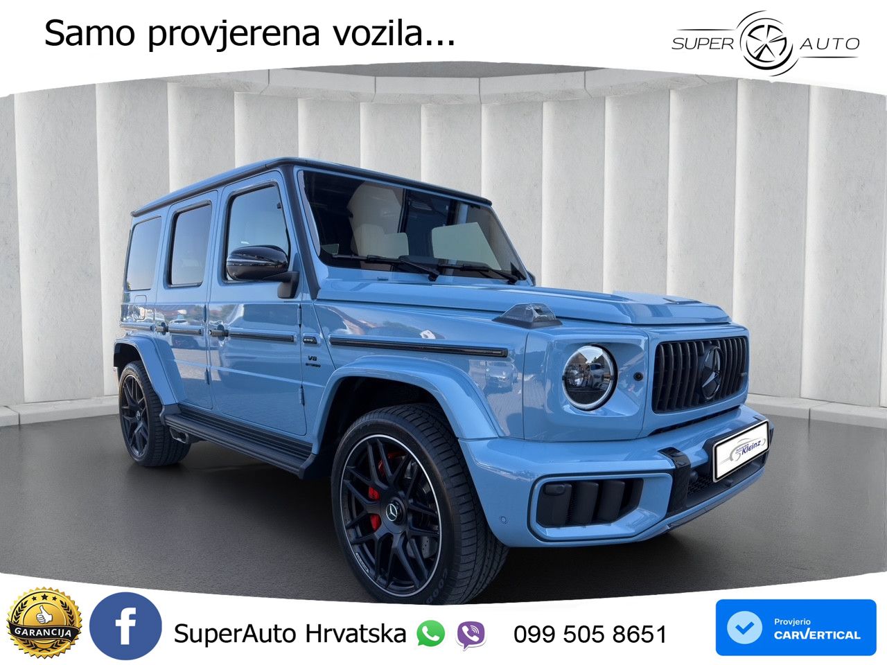 Mercedes AMG G 63 Long V8 (585 KS) 4MATIC 9G-TRONIC AMG SPEEDSHIFT TCT LED+GR SJED+ACC