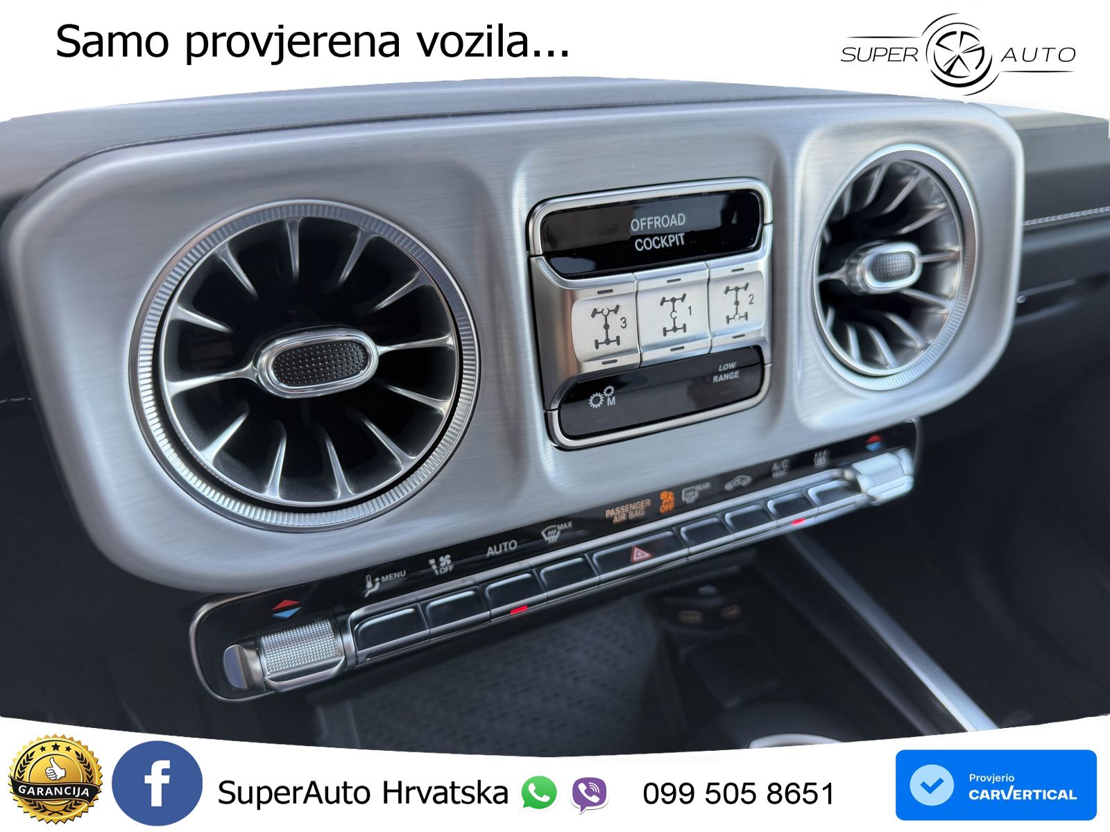 Mercedes AMG G 63 Long V8 (585 KS) 4MATIC 9G-TRONIC AMG SPEEDSHIFT TCT LED+GR SJED+ACC