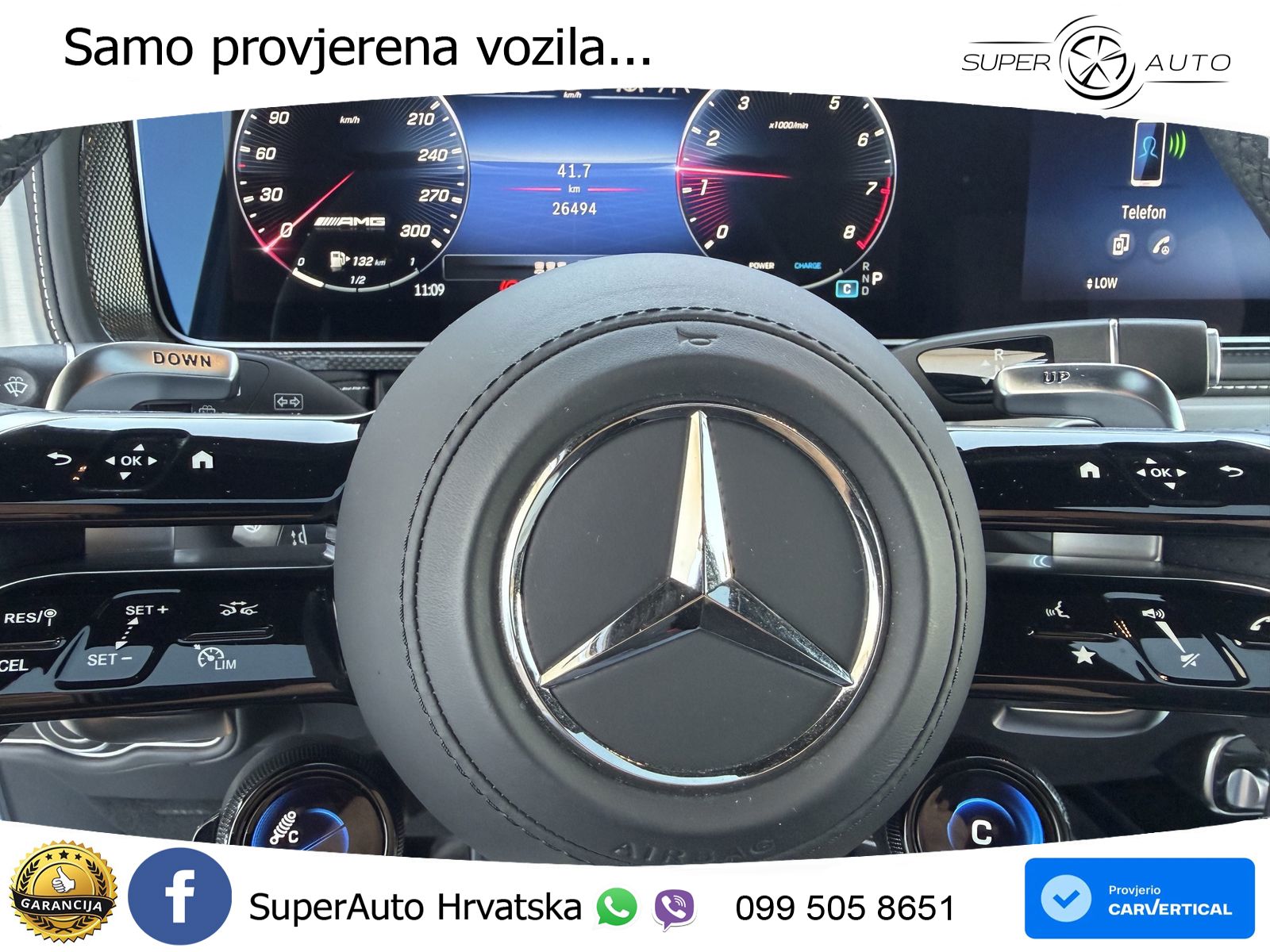 Mercedes AMG G 63 Long V8 (585 KS) 4MATIC 9G-TRONIC AMG SPEEDSHIFT TCT LED+GR SJED+ACC