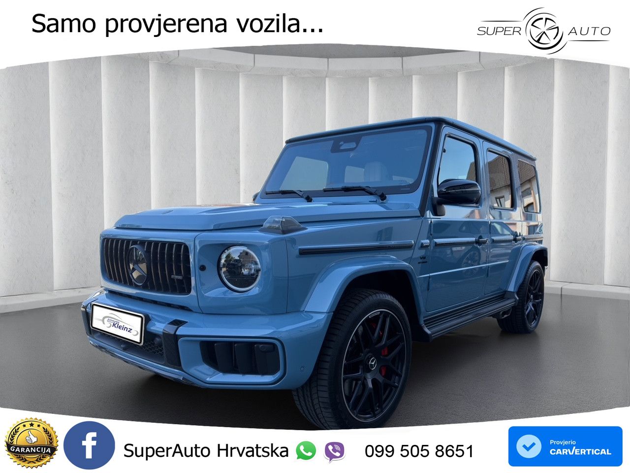Mercedes AMG G 63 Long V8 (585 KS) 4MATIC 9G-TRONIC AMG SPEEDSHIFT TCT LED+GR SJED+ACC