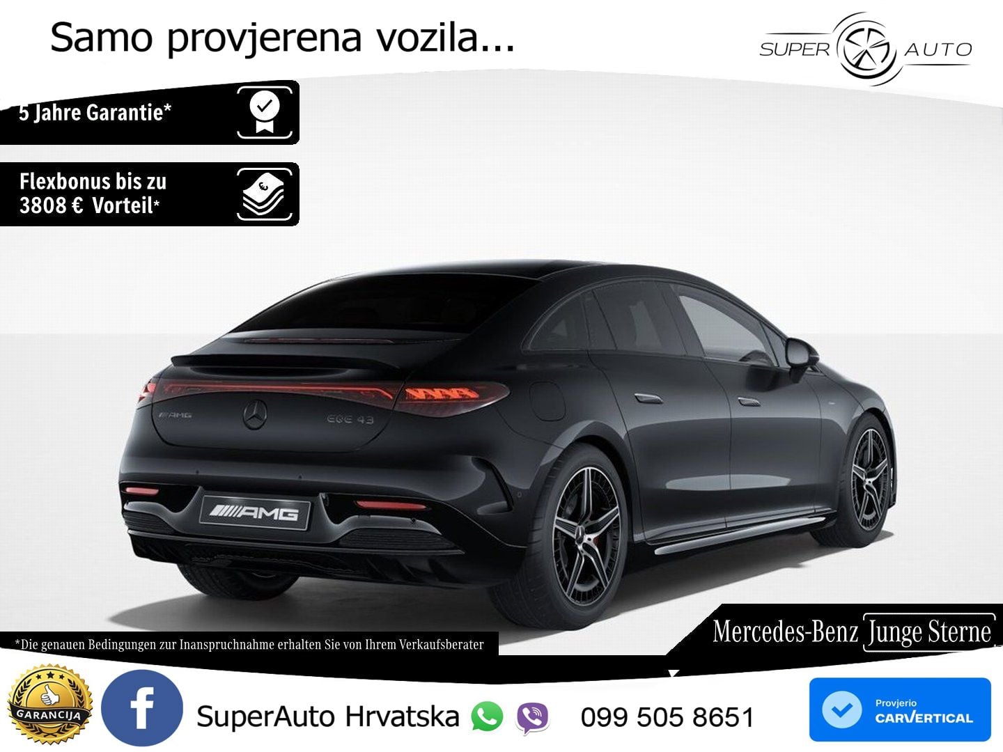 Mercedes EQE AMG 43 100 kWh (476 KS) 4MATIC ACC+HEAD+4xGR SJED+360+PANO