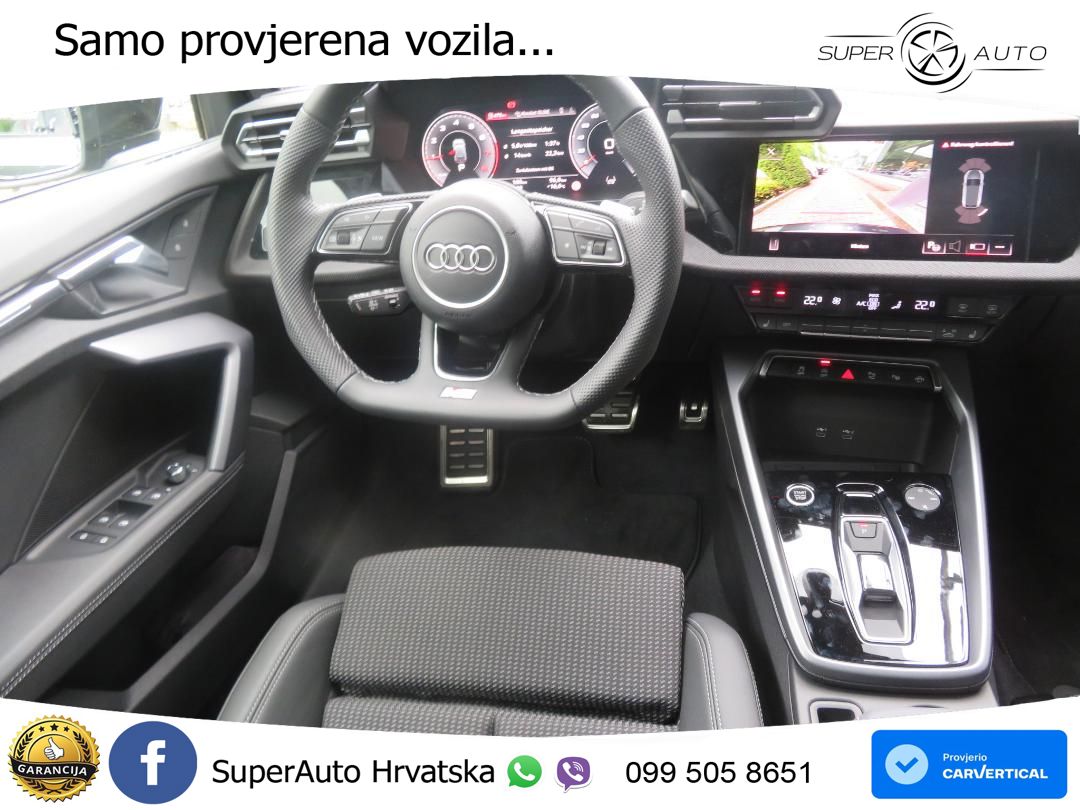 Audi A3 35 TFSI (150 KS) S tronic S line LED+GR SJED+ACC