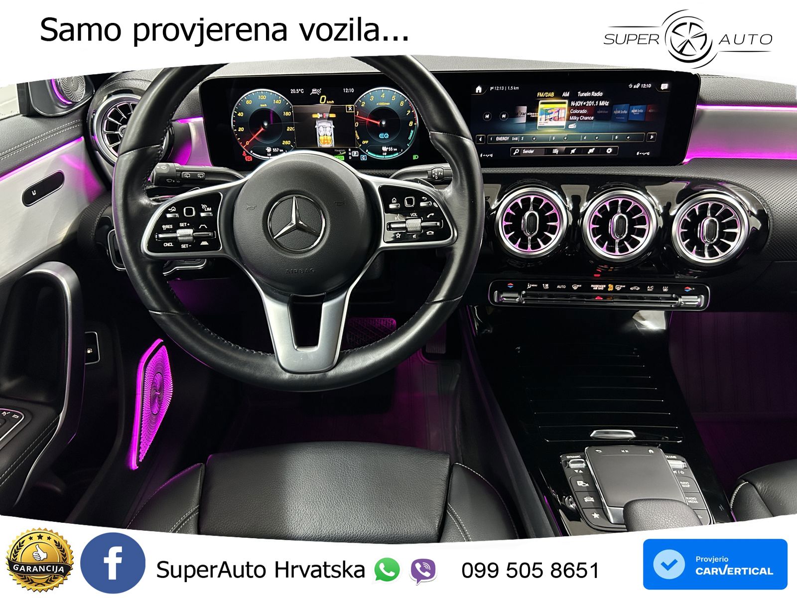 Mercedes-Benz A 250e 8G-DCT LED+GR SJED+ACC