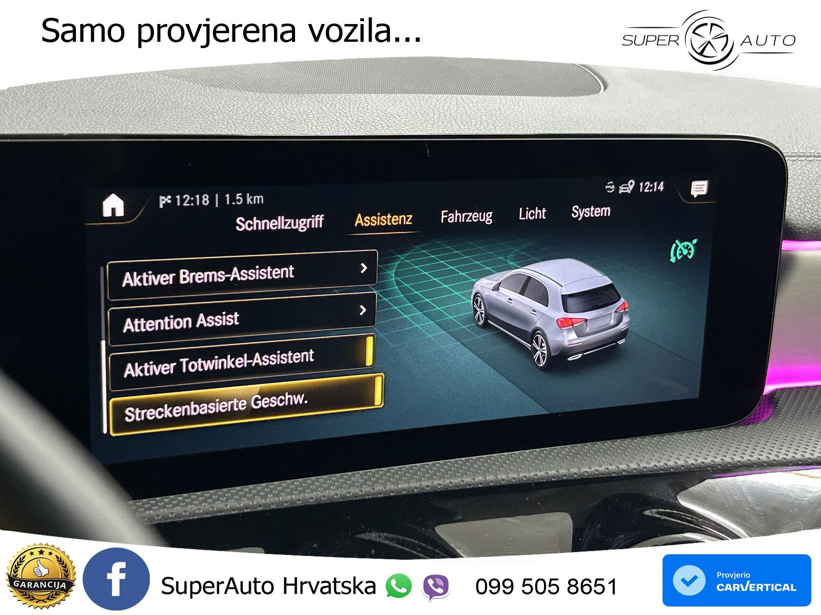 Mercedes-Benz A 250e 8G-DCT LED+GR SJED+ACC