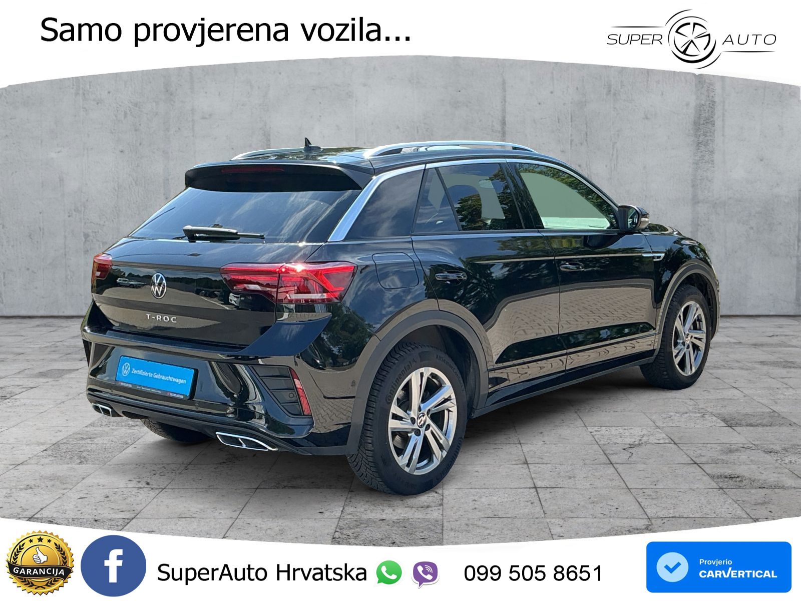 Volkswagen T-Roc 1.5 TSI (150 KS) DSG R-Line LED+GR SJED+ACC