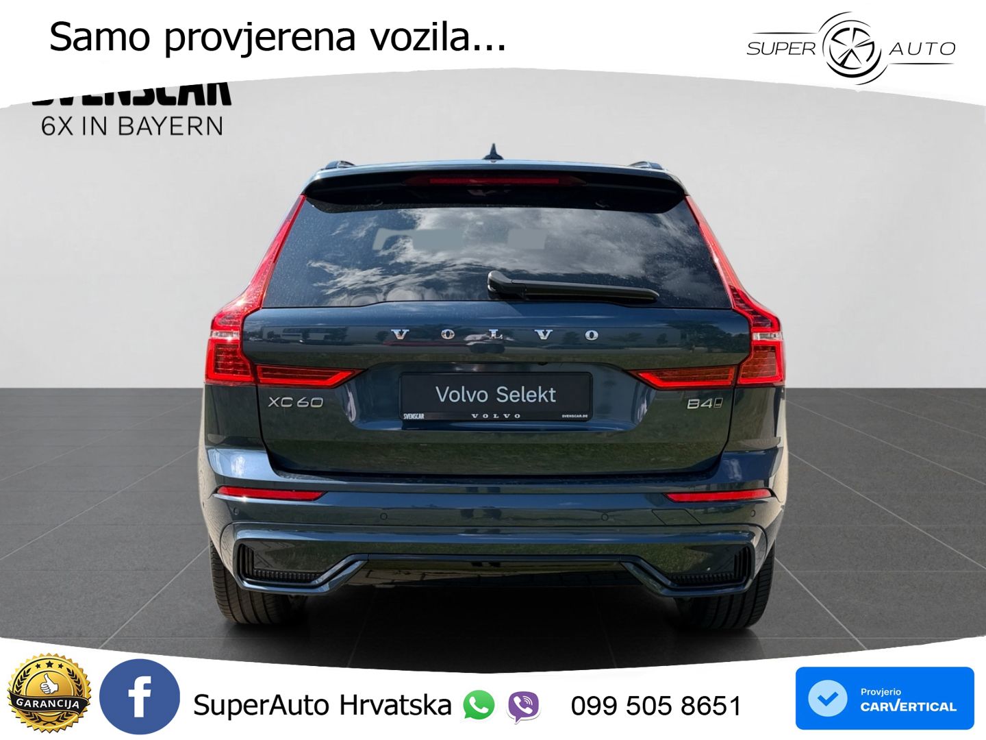 Volvo XC60 B4 Diesel AWD Geartronic ZRAČNI+ACC+4xGR SJED+KAM