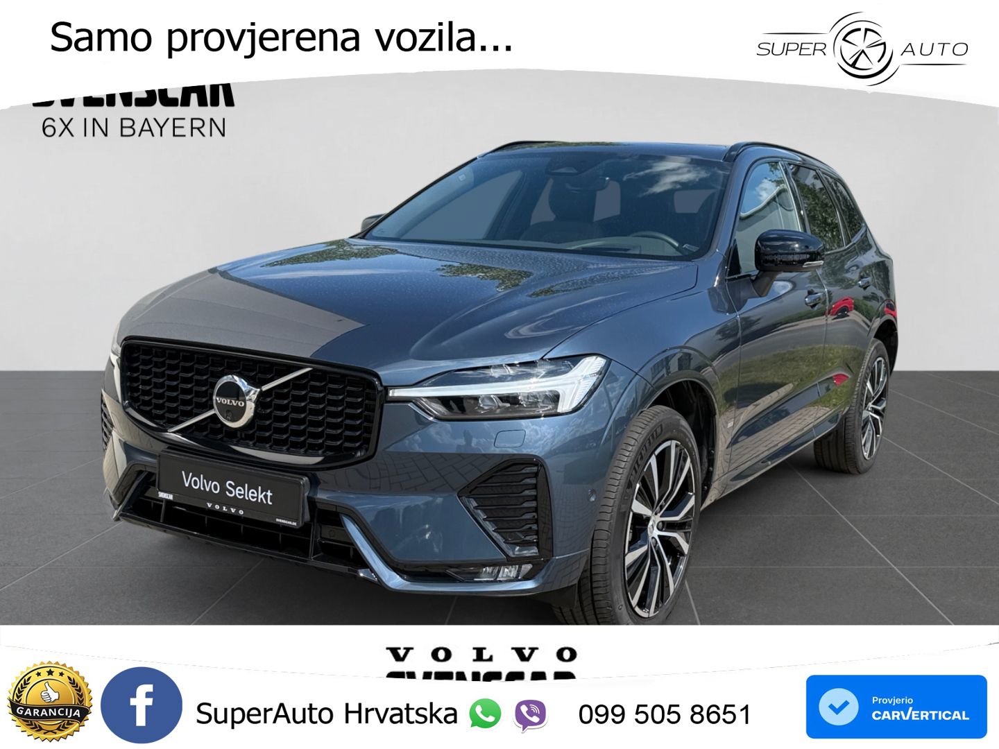 Volvo XC60 B4 Diesel AWD Geartronic ZRAČNI+ACC+4xGR SJED+KAM
