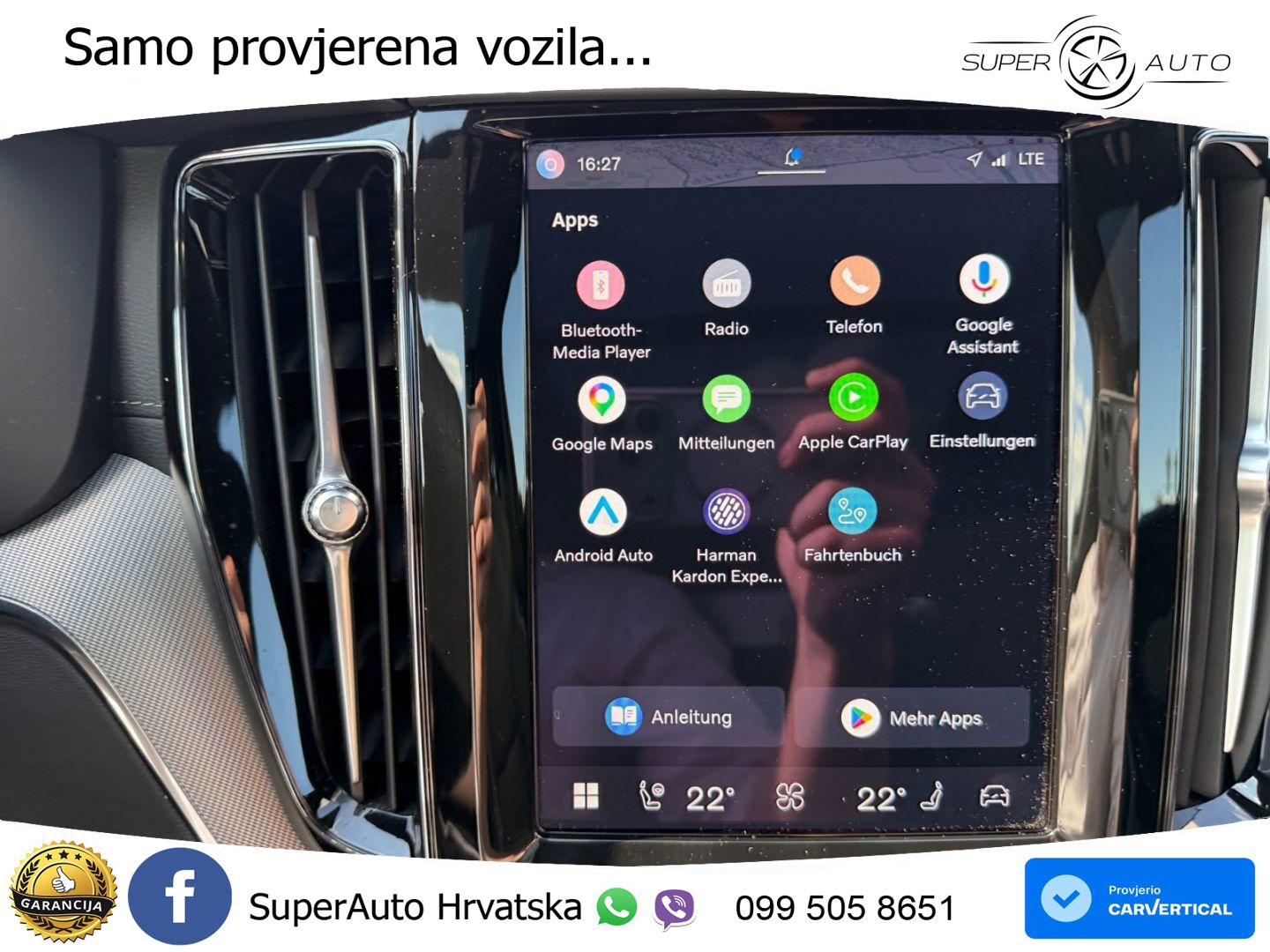 Volvo XC60 B4 Diesel AWD Geartronic ZRAČNI+ACC+4xGR SJED+KAM