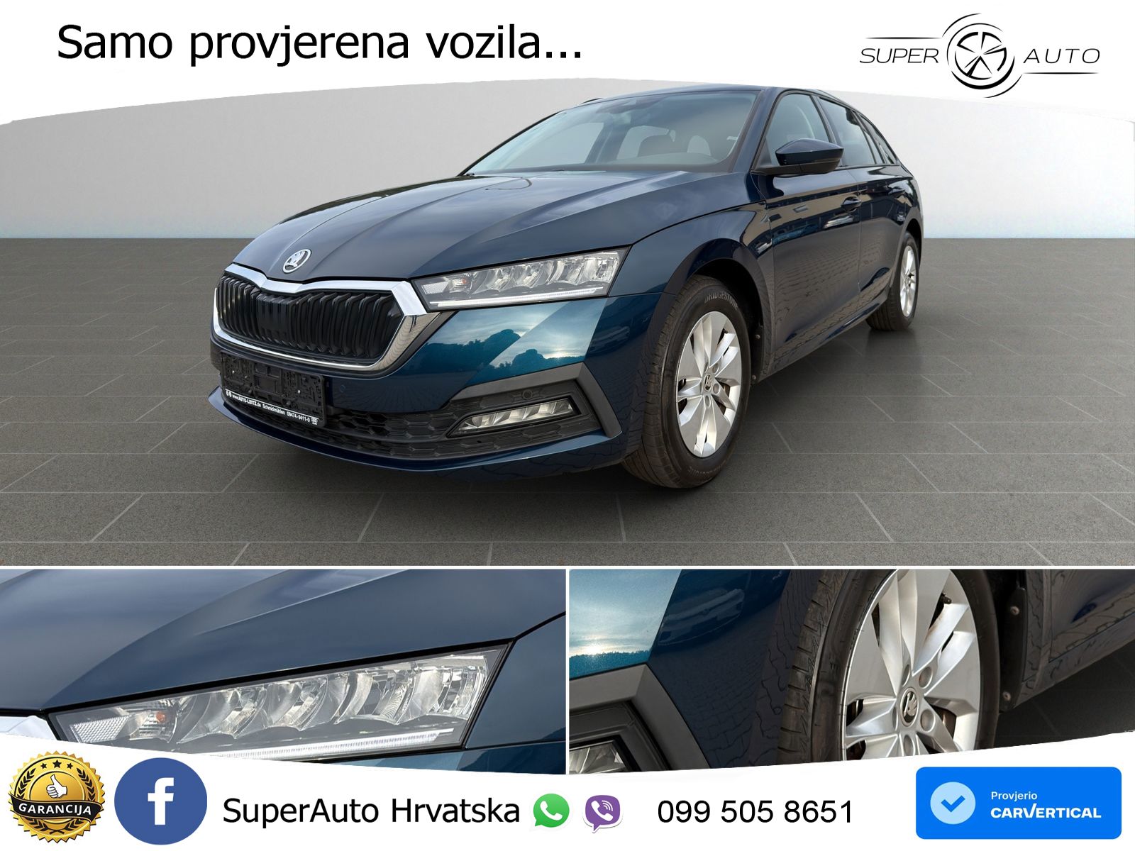 Škoda Octavia Combi 2.0 TDI (116 KS) LED+GR SJED+ACC