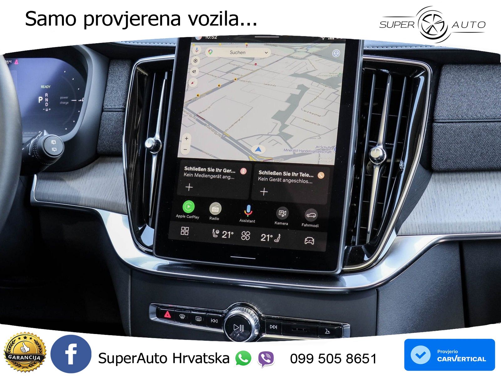 Volvo XC90 2.0 T8 AWD Automatic ZRAČNI+ACC+GR SJED+KAM+PANO