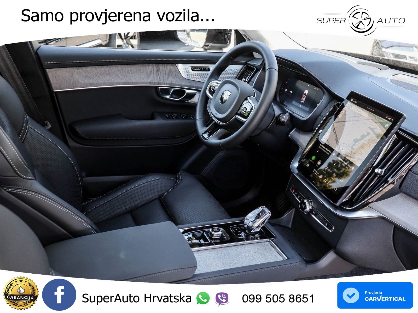 Volvo XC90 2.0 T8 AWD Automatic ZRAČNI+ACC+GR SJED+KAM+PANO