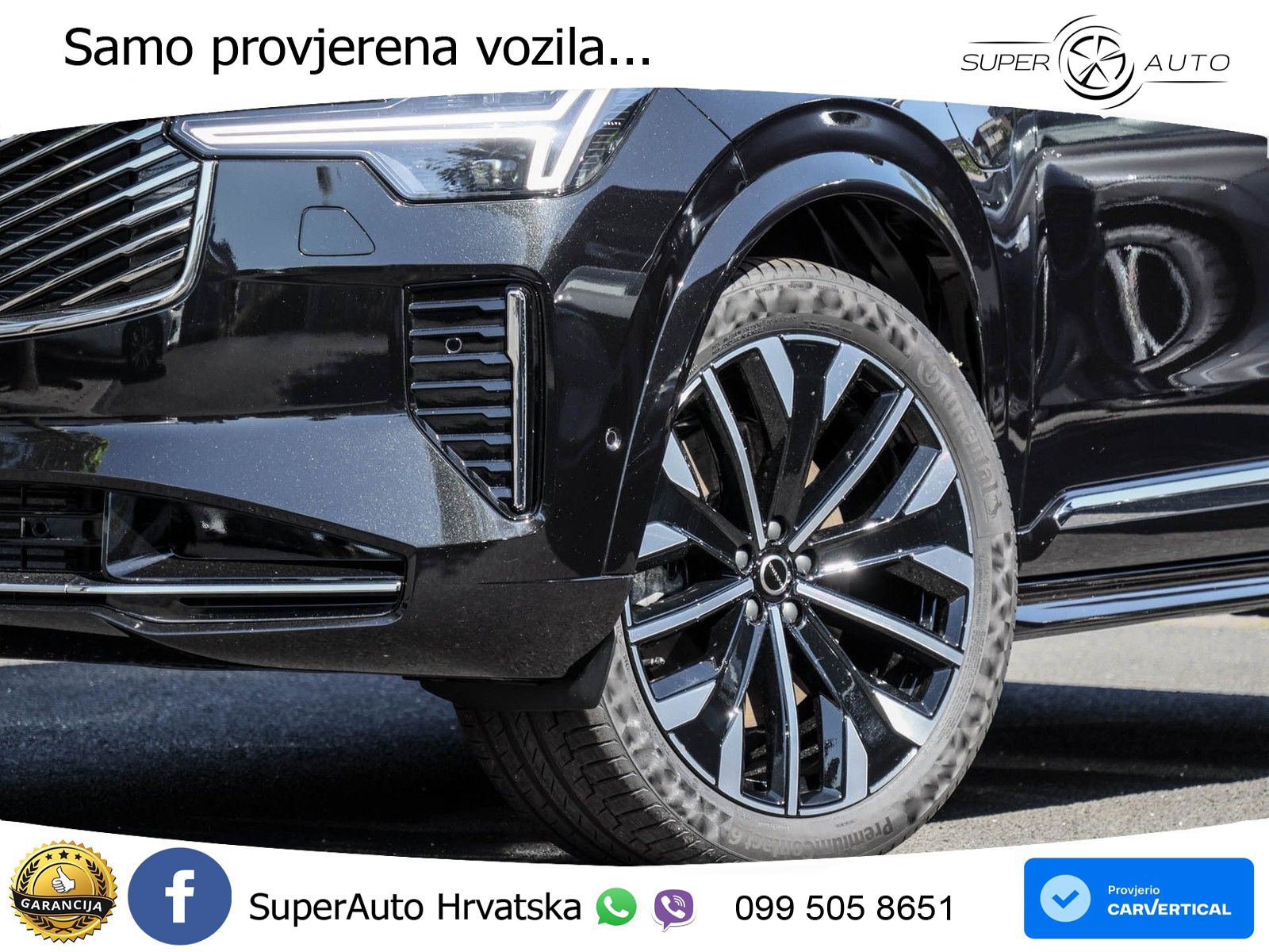 Volvo XC90 2.0 T8 AWD Automatic ZRAČNI+ACC+GR SJED+KAM+PANO