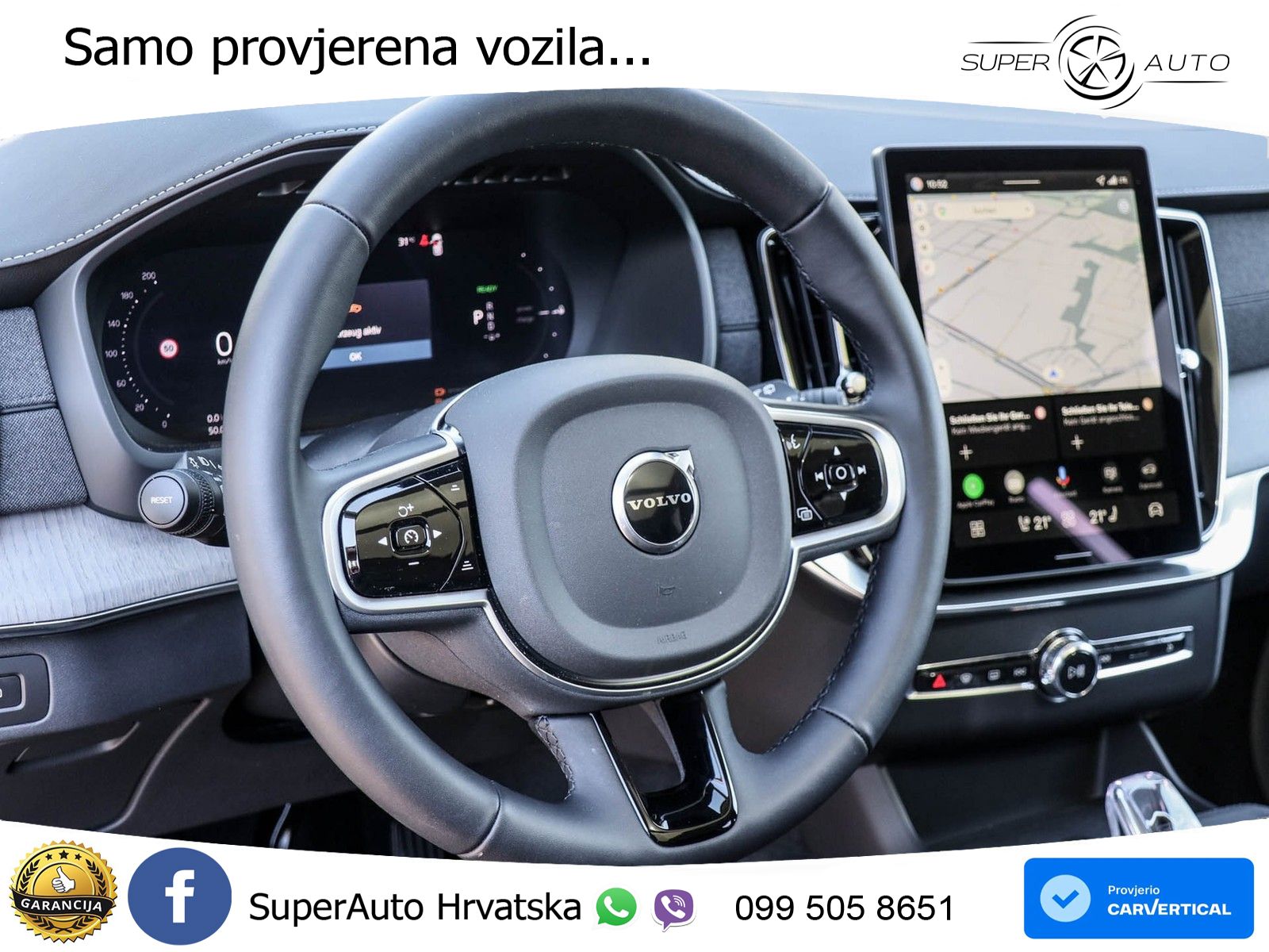 Volvo XC90 2.0 T8 AWD Automatic ZRAČNI+ACC+GR SJED+KAM+PANO