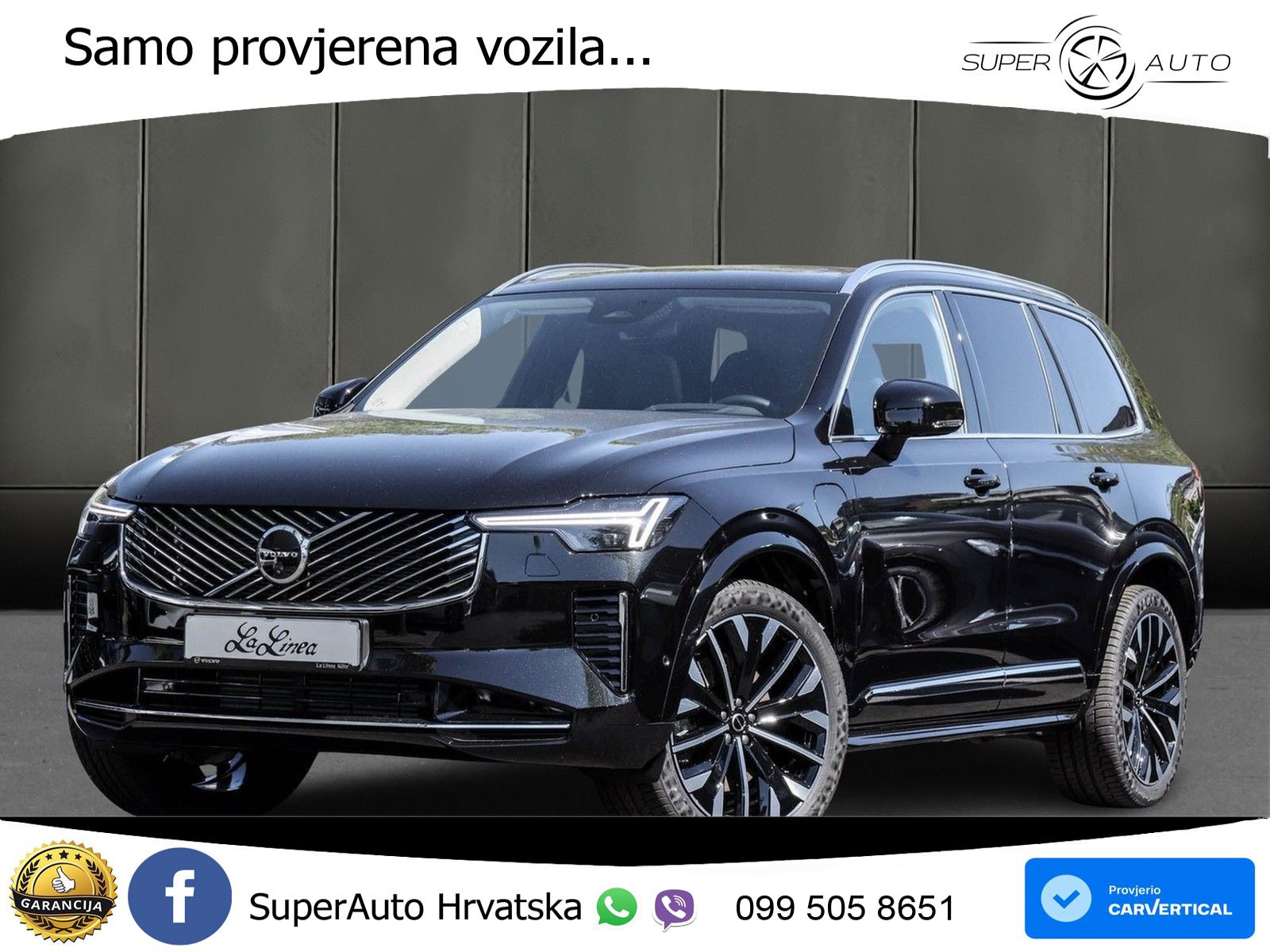 Volvo XC90 2.0 T8 AWD Automatic ZRAČNI+ACC+GR SJED+KAM+PANO