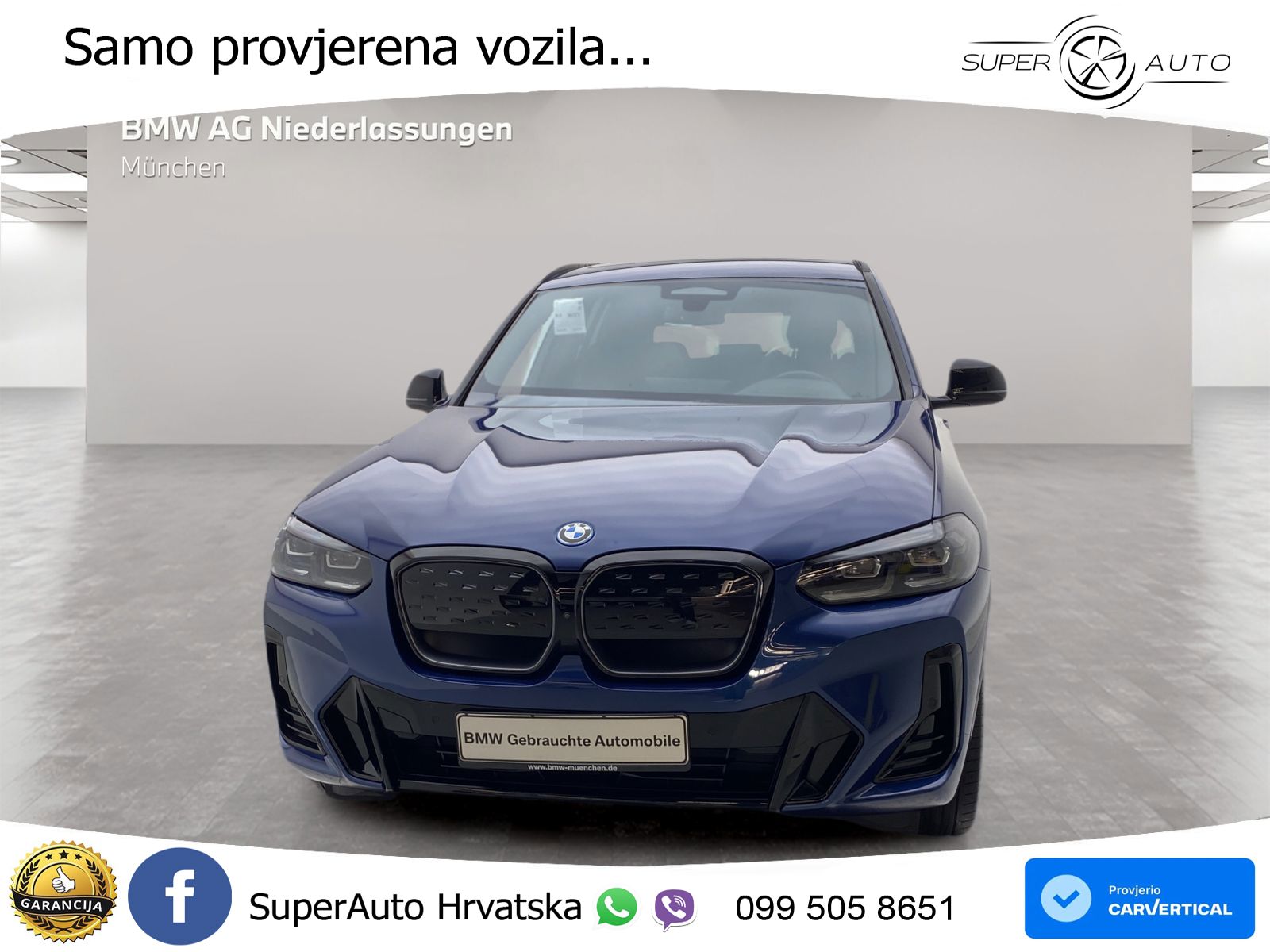 BMW iX3 80 kWh (286 KS) M Sport