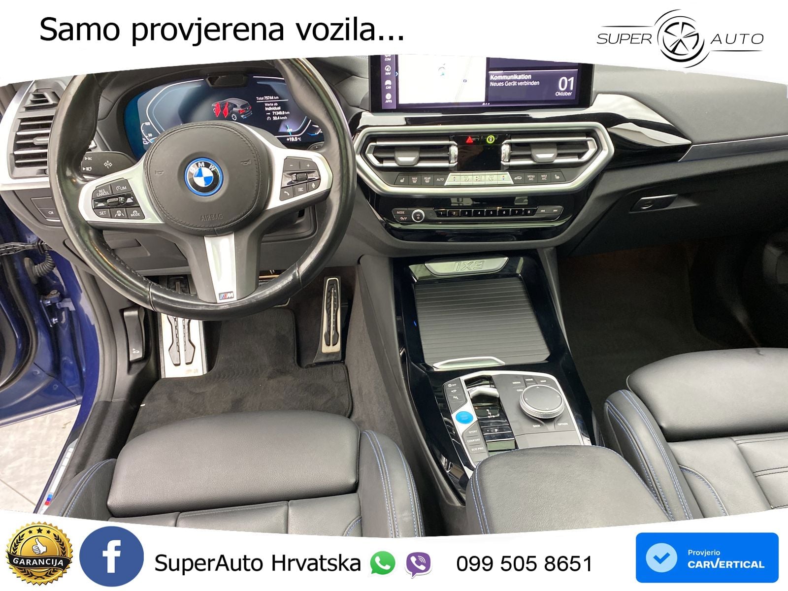 BMW iX3 80 kWh (286 KS) M Sport