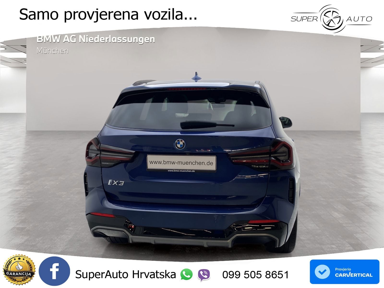 BMW iX3 80 kWh (286 KS) M Sport
