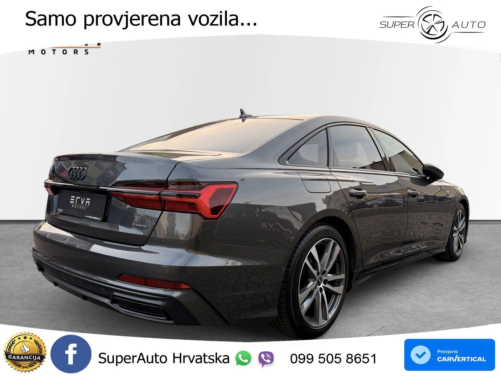 Audi A6 40 TDI (204 KS) quattro ultra S tronic S line LED+GR SJED+ACC
