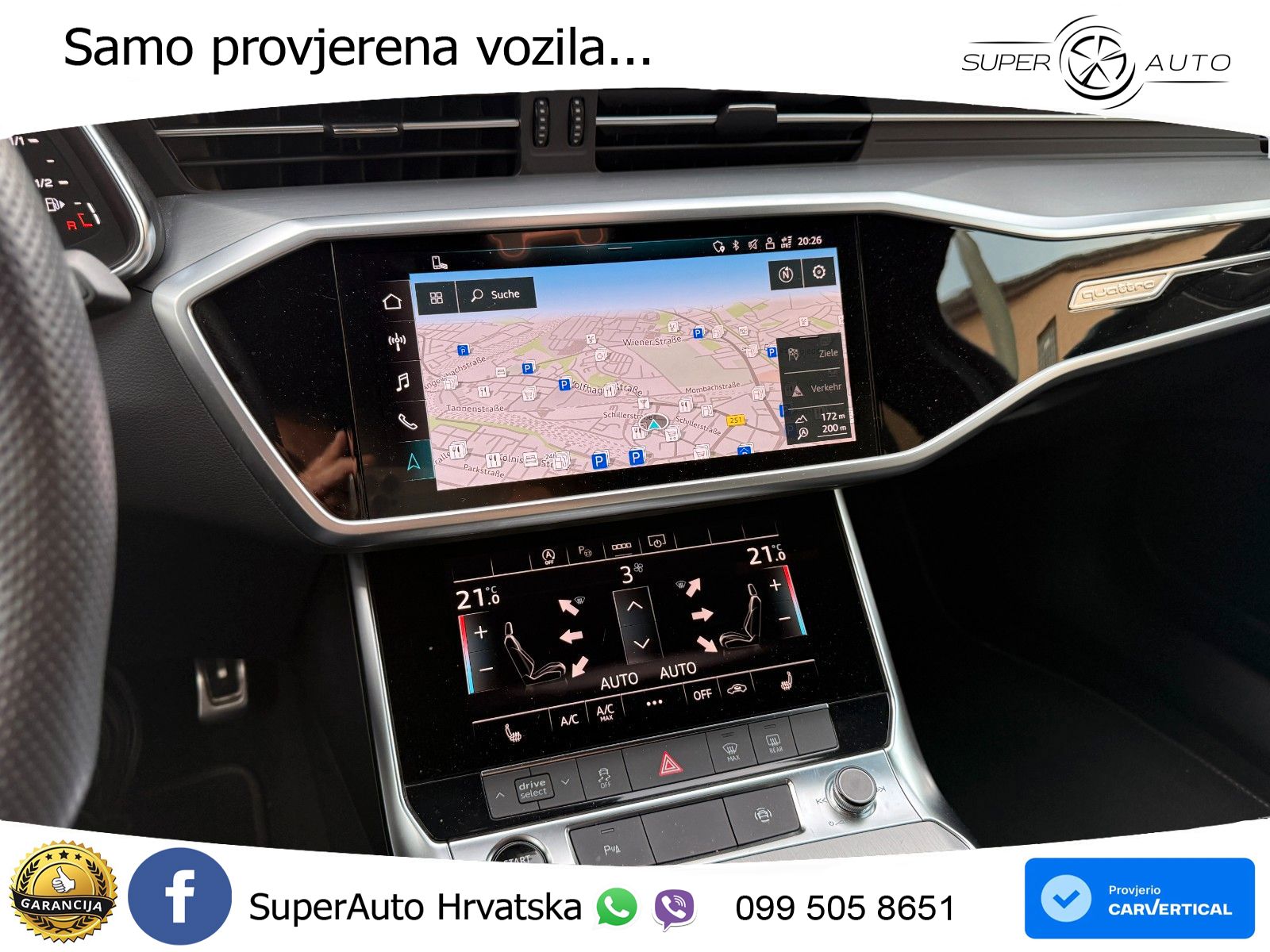 Audi A6 40 TDI (204 KS) quattro ultra S tronic S line LED+GR SJED+ACC