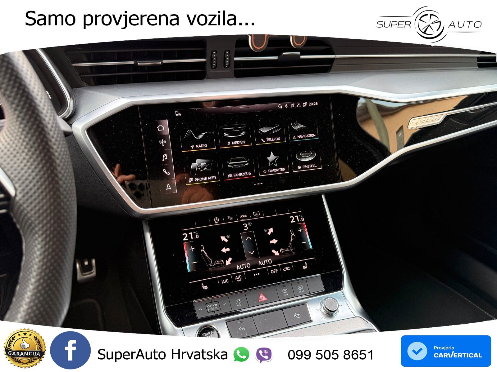 Audi A6 40 TDI (204 KS) quattro ultra S tronic S line LED+GR SJED+ACC