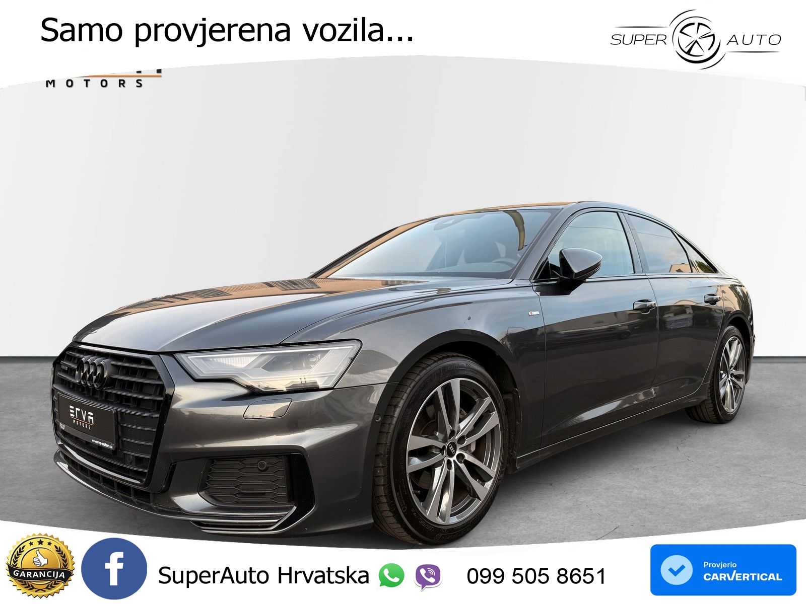 Audi A6 40 TDI (204 KS) quattro ultra S tronic S line LED+GR SJED+ACC