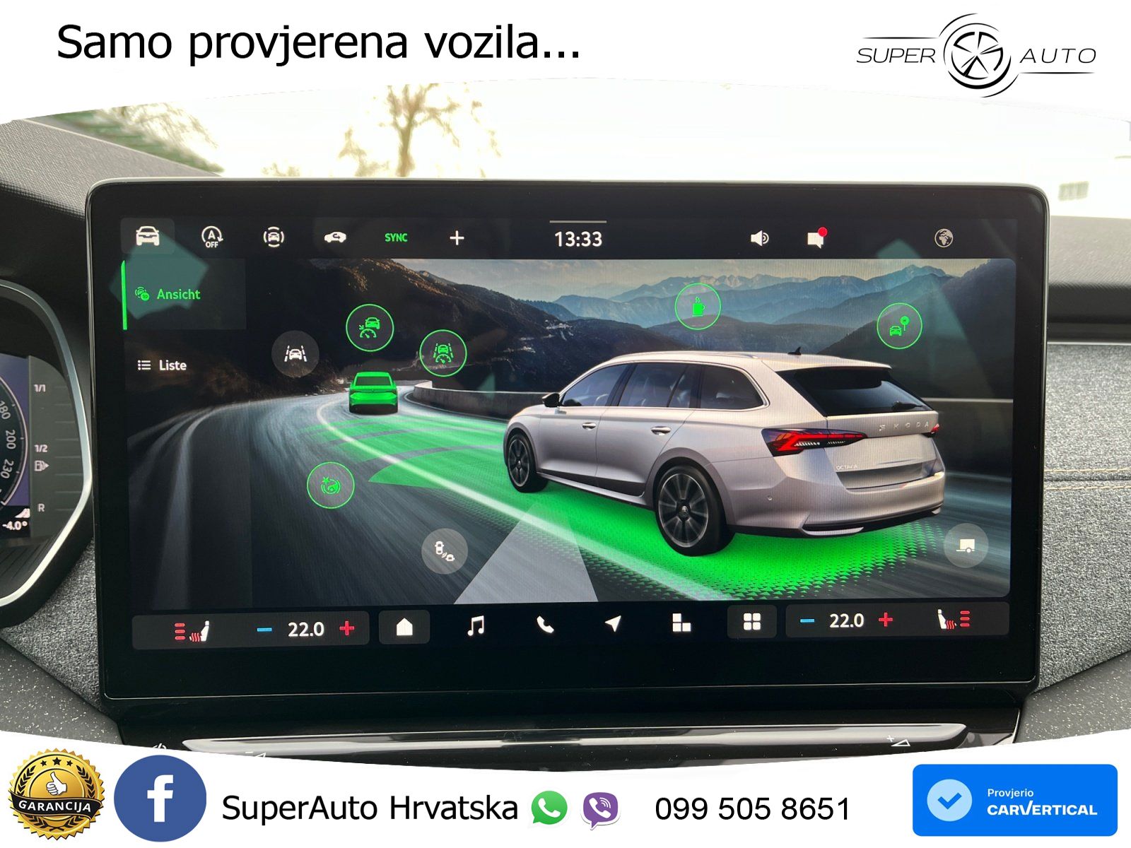 Škoda Octavia Combi 1.5 TSI (150 KS) DSG Selection LED+GR SJED+ACC