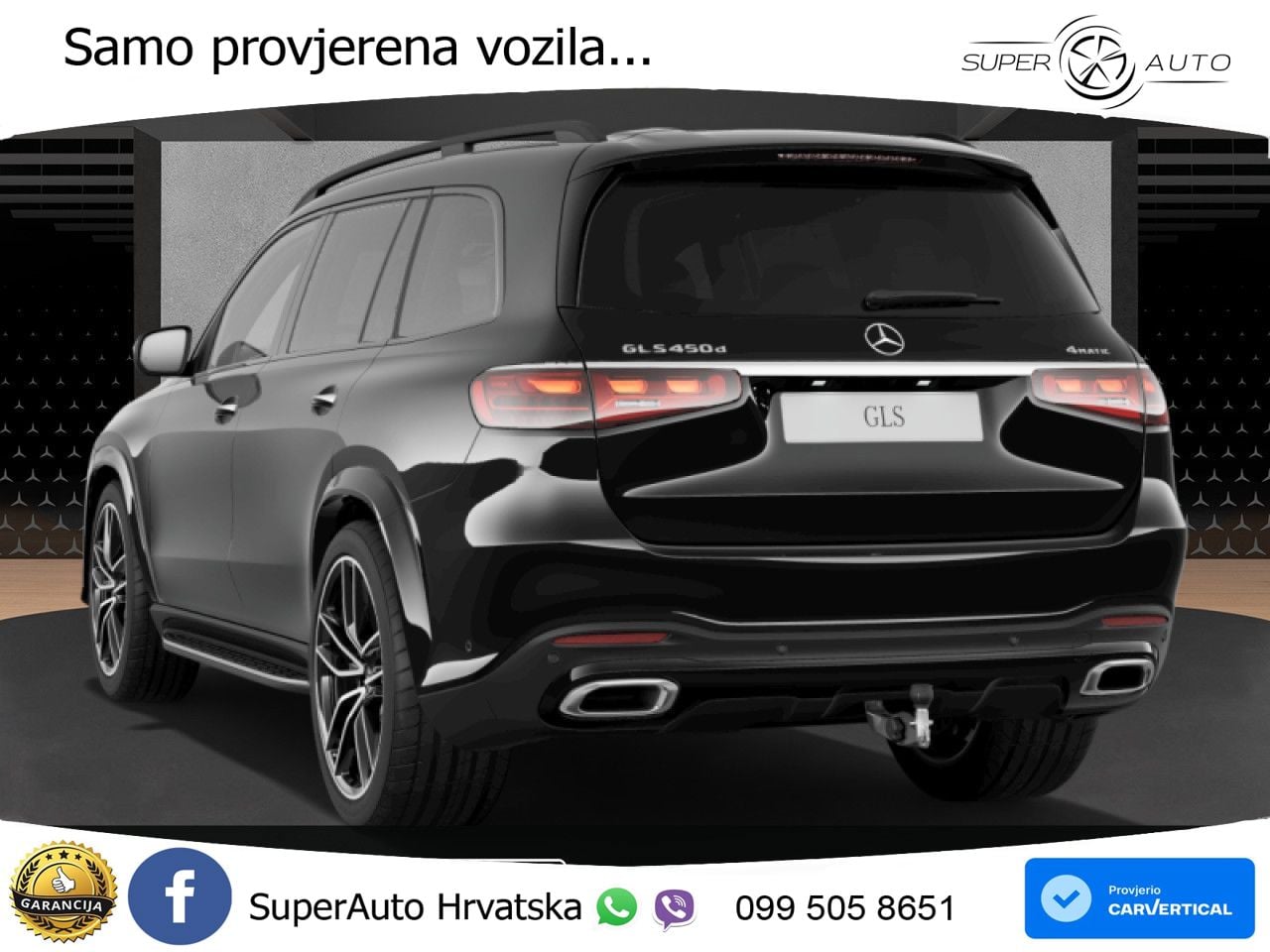 Mercedes-Benz GLS GLS 450d EQ Boost 4MATIC 9G-TRONIC AMG ZRAČNI+ACC+GR SJED+KAM+PANO