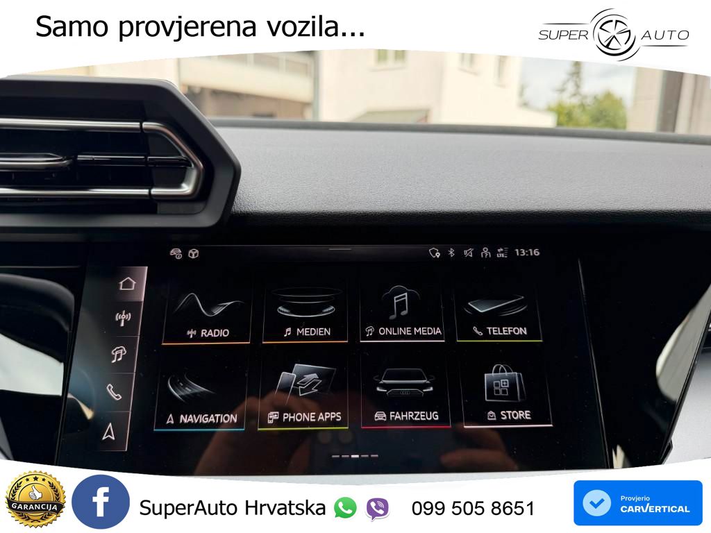 Audi A3 35 TFSI (150 KS) S tronic LED+GR SJED+ACC