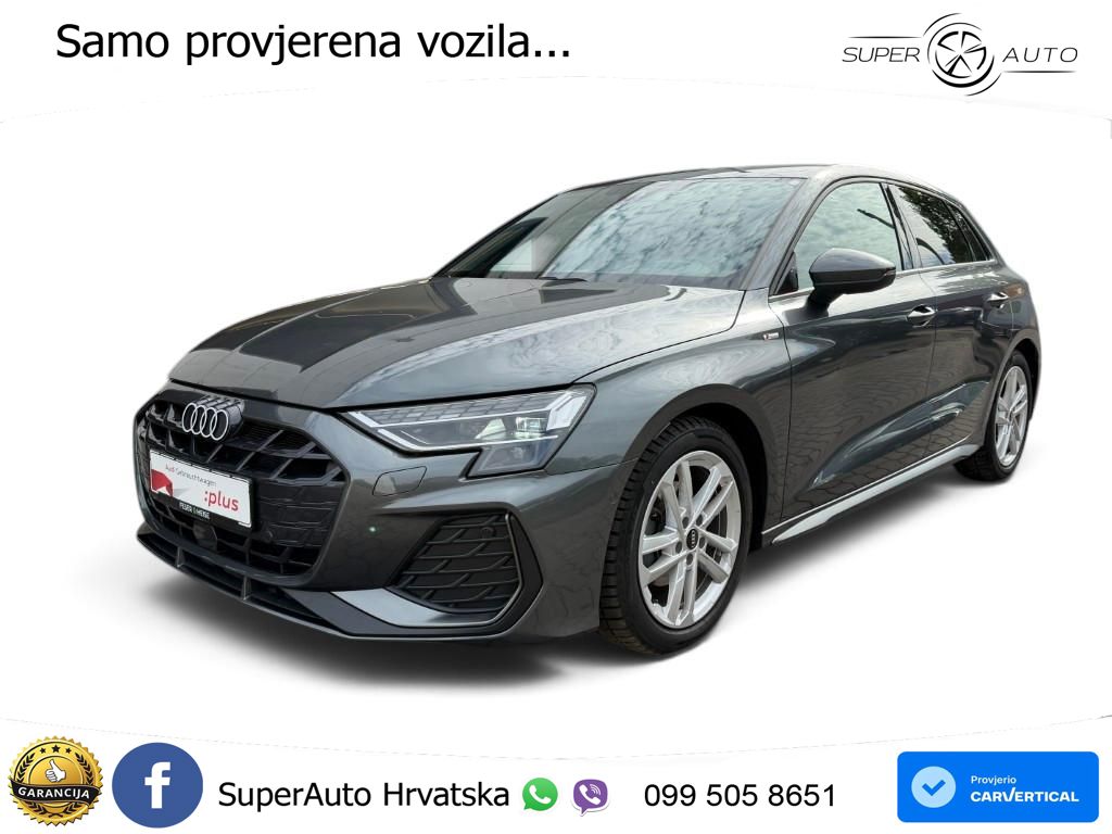 Audi A3 35 TFSI (150 KS) S tronic LED+GR SJED+ACC