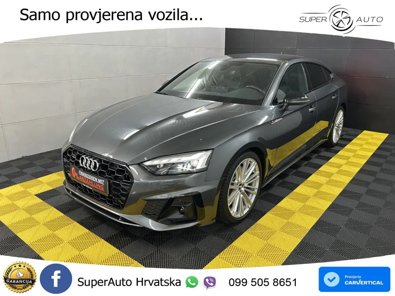 Audi A5 Sportback 40 TDI (190 KS) quattro ultra S tronic S line MATRIX+GR SJED+KAM