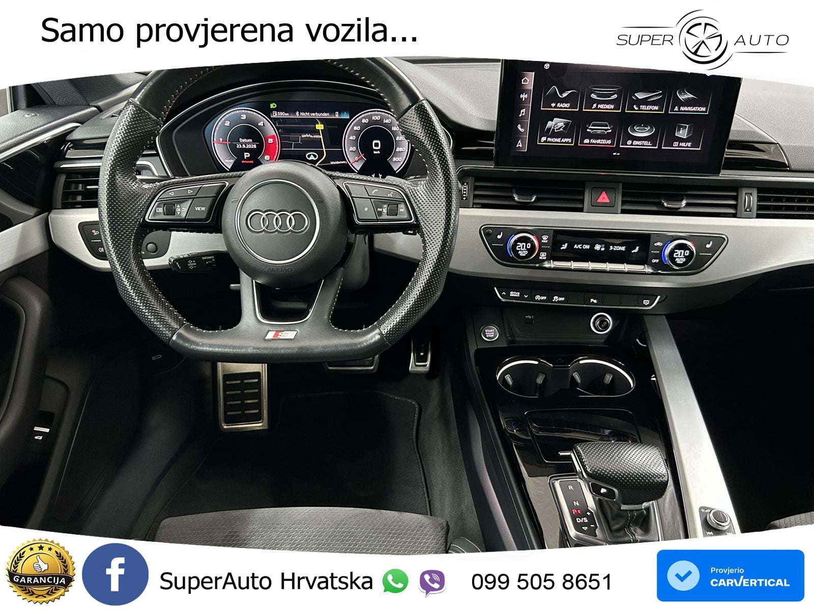 Audi A5 Sportback 40 TDI (190 KS) quattro ultra S tronic S line MATRIX+GR SJED+KAM
