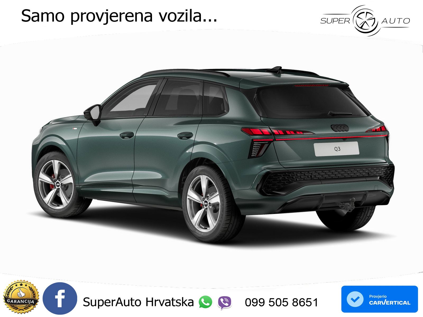 Audi Q3 1.5 TFSI (150 KS) S tronic S line MATRIX+GR SJED+KAM